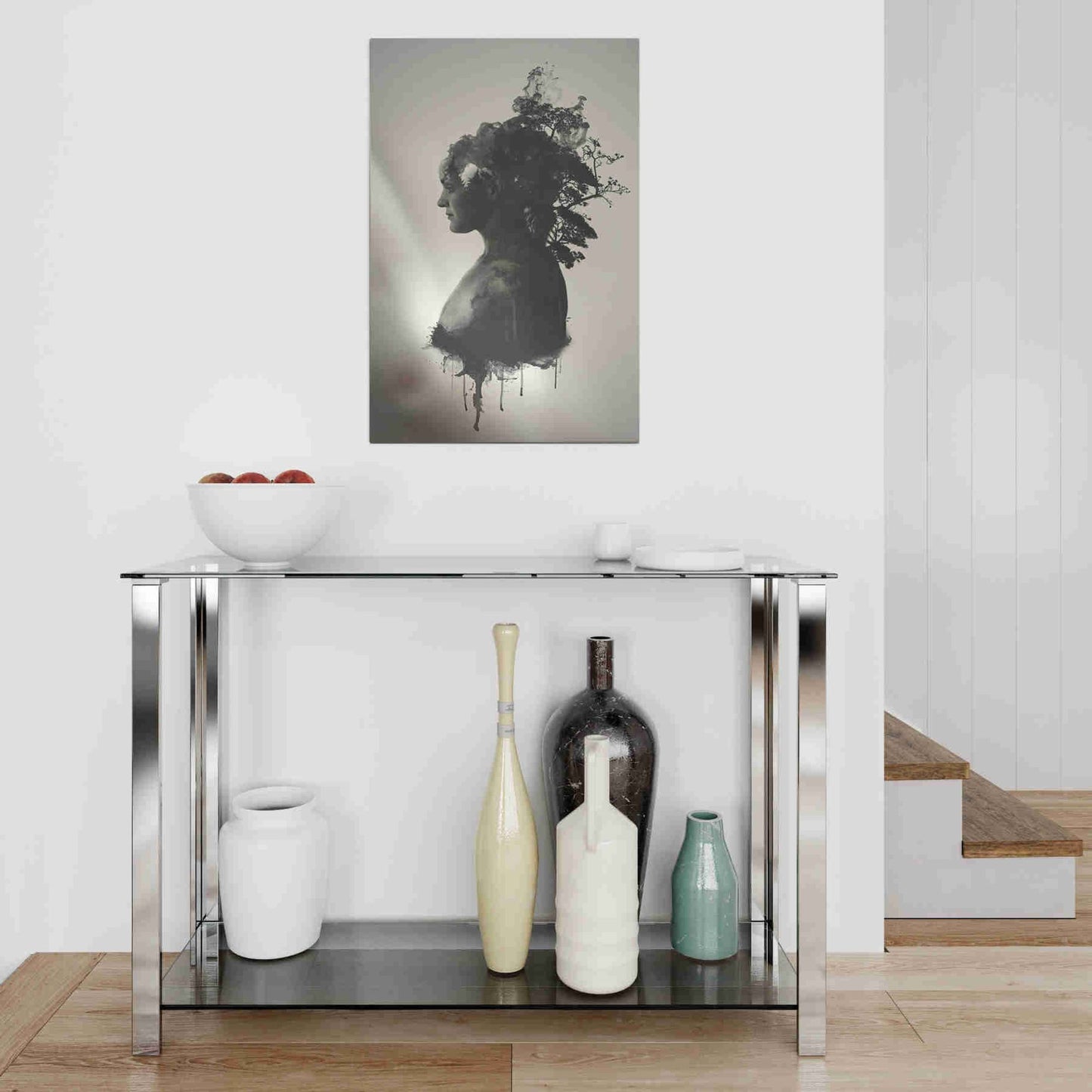 Epic Art "Mother Earth" by Nicklas Gustafsson, on Brushed Aluminum,16 x 24