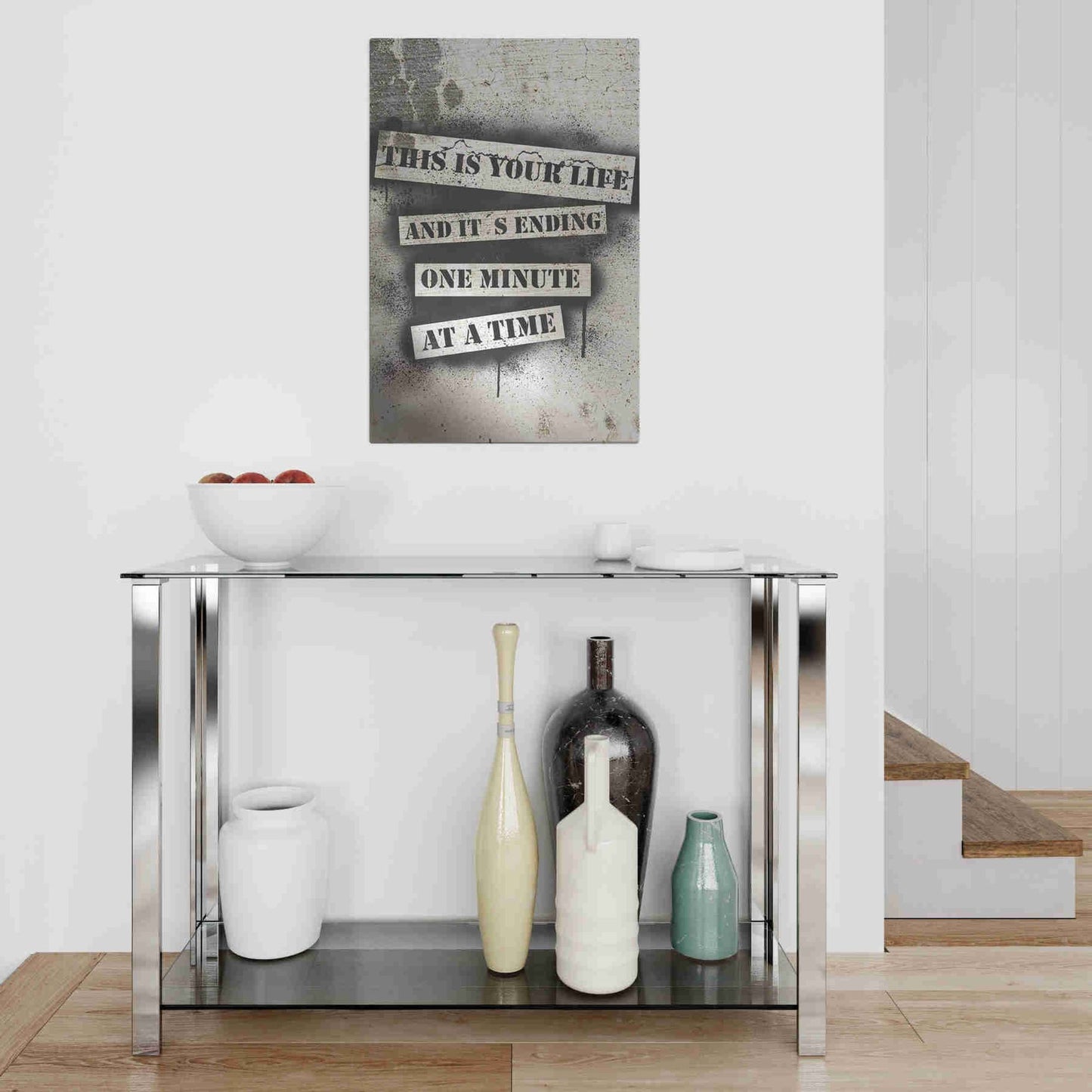 Epic Art "This Is Your Life" by Nicklas Gustafsson, on Brushed Aluminum,16 x 24