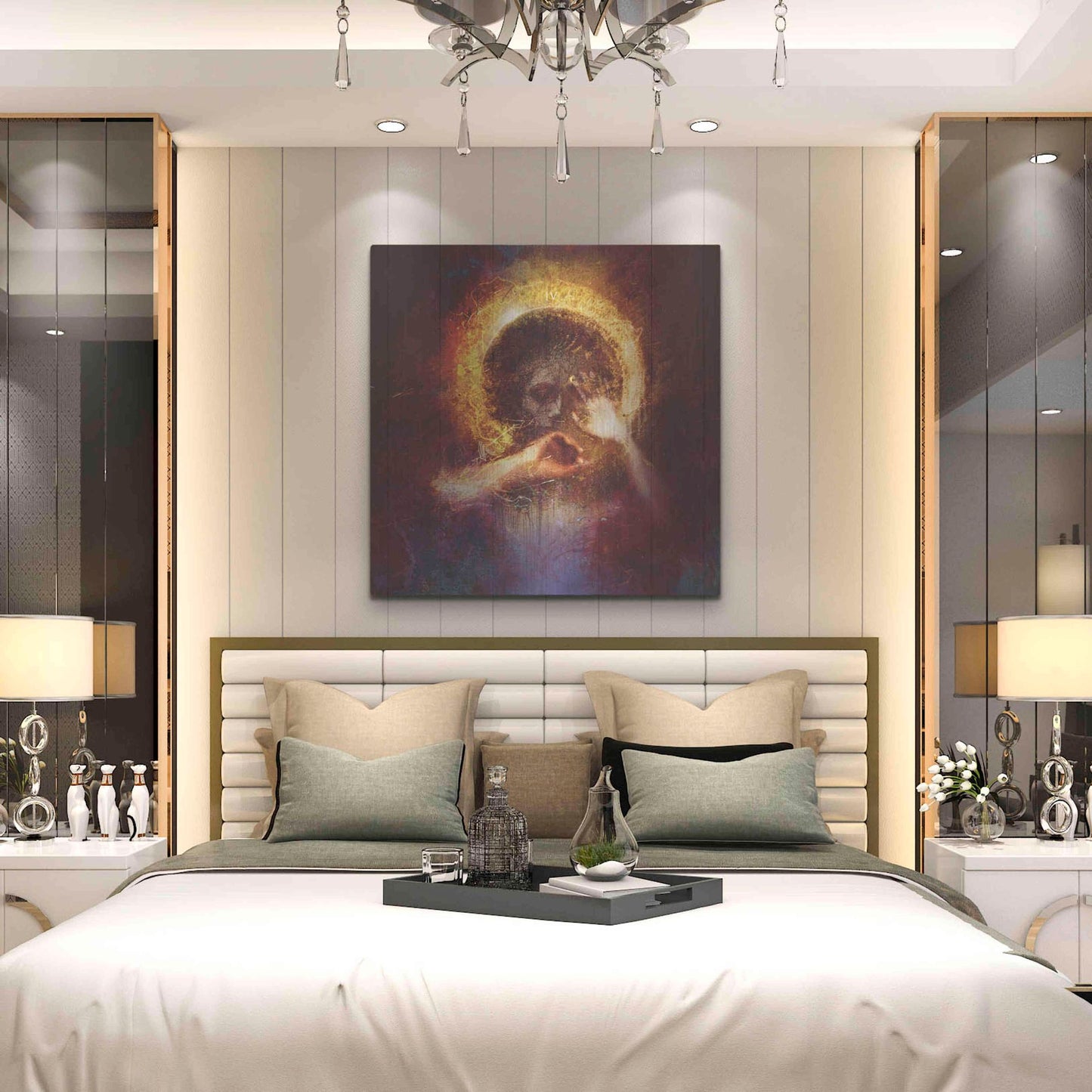 Luxe Metal Art 'Further' by Mario Sanchez Nevado, Metal Wall Art,36x36