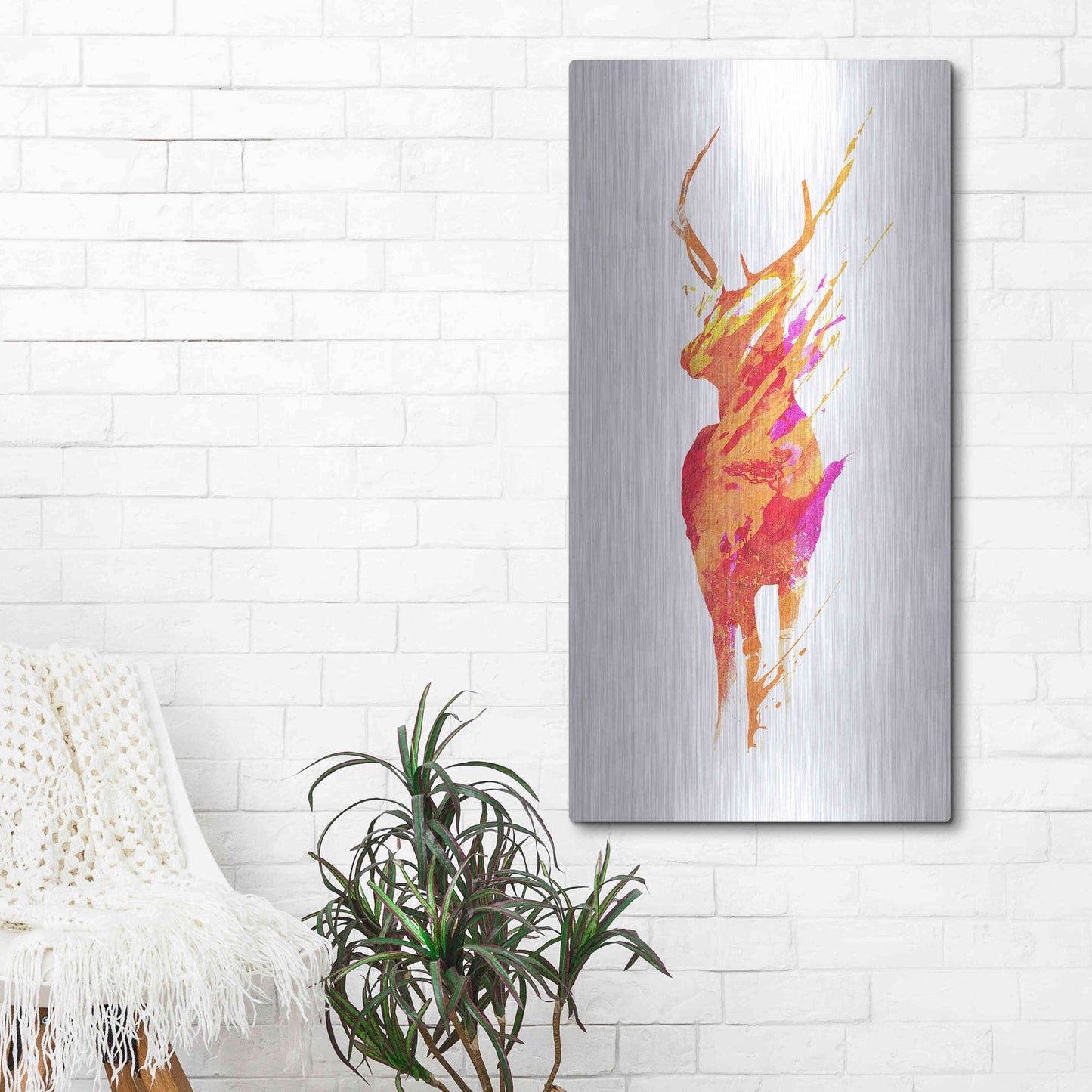 Luxe Metal Art 'On The Road Again' by Robert Farkas, Metal Wall Art,24x48