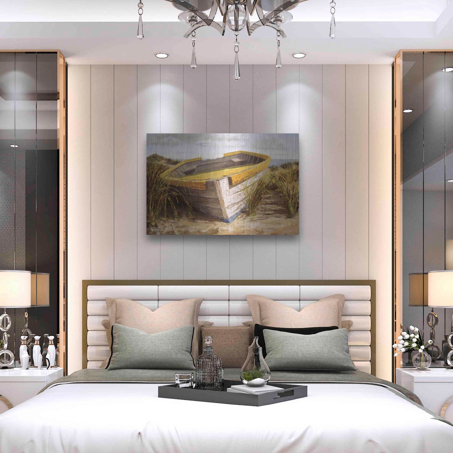 Luxe Metal Art 'Vineyard Launch' by Karl Soderlund, Metal Wall Art,36x24