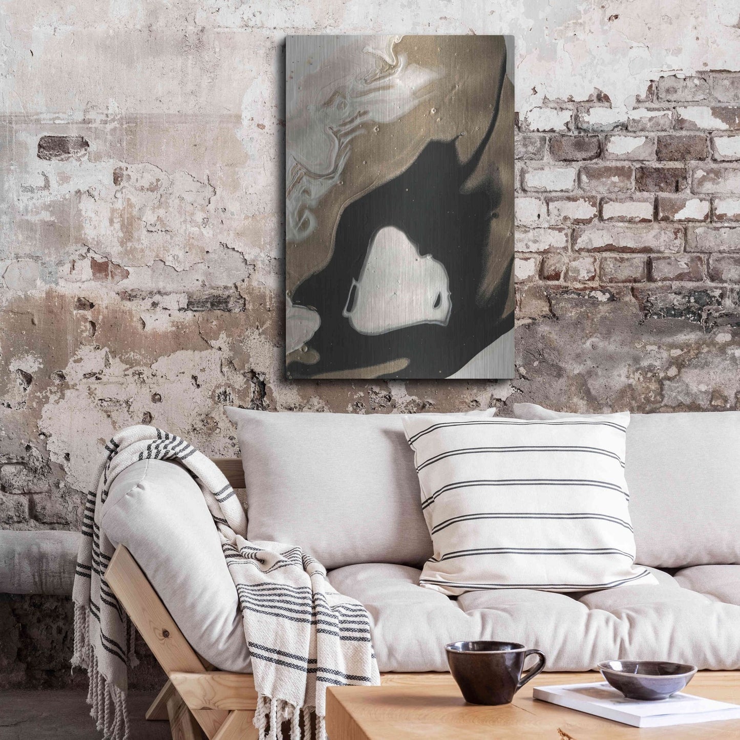 Luxe Metal Art 'Will o' the Wisp I' by Alicia Ludwig, Metal Wall Art,24x36