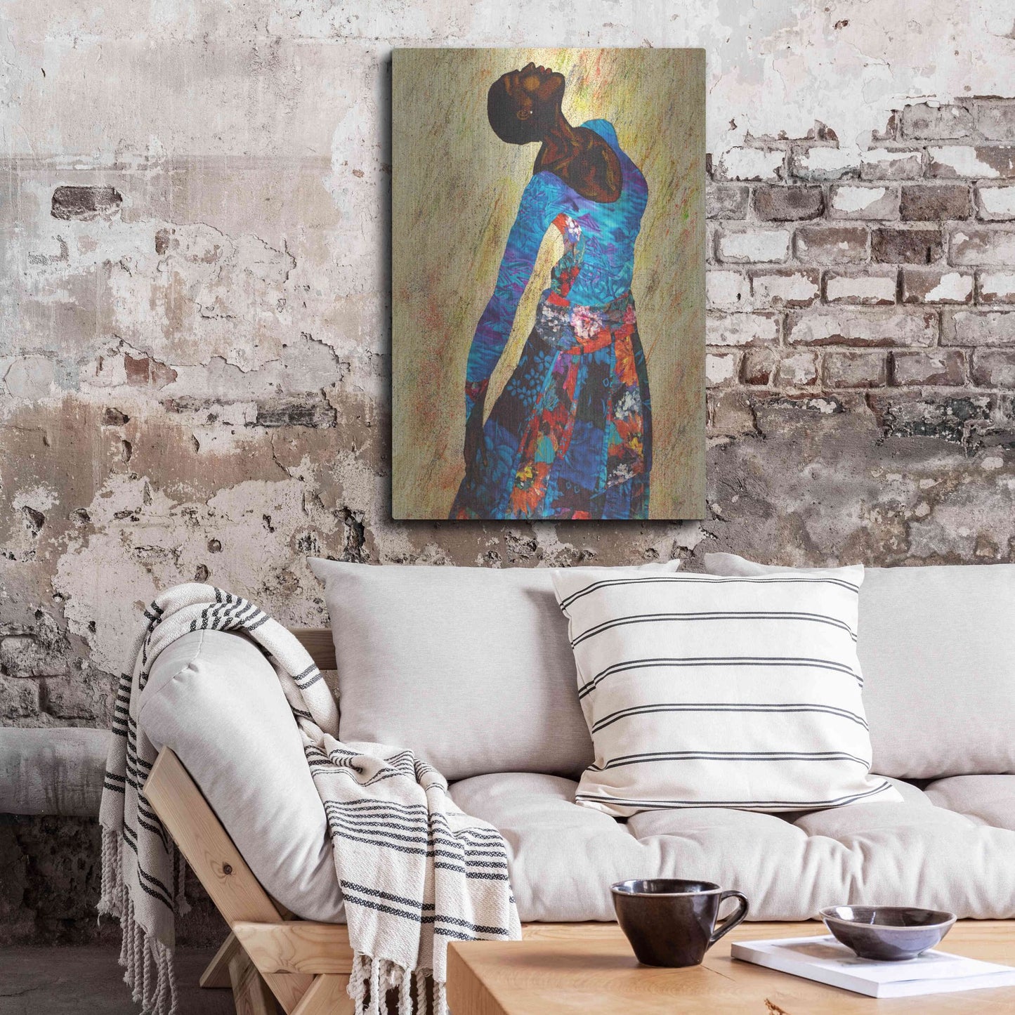 Luxe Metal Art 'Woman Strong IV' by Alonzo Saunders, Metal Wall Art,24x36