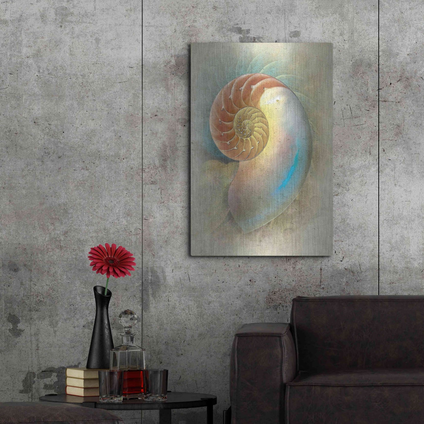Luxe Metal Art 'Aquatica II' by Steve Hunziker, Metal Wall Art,24x36