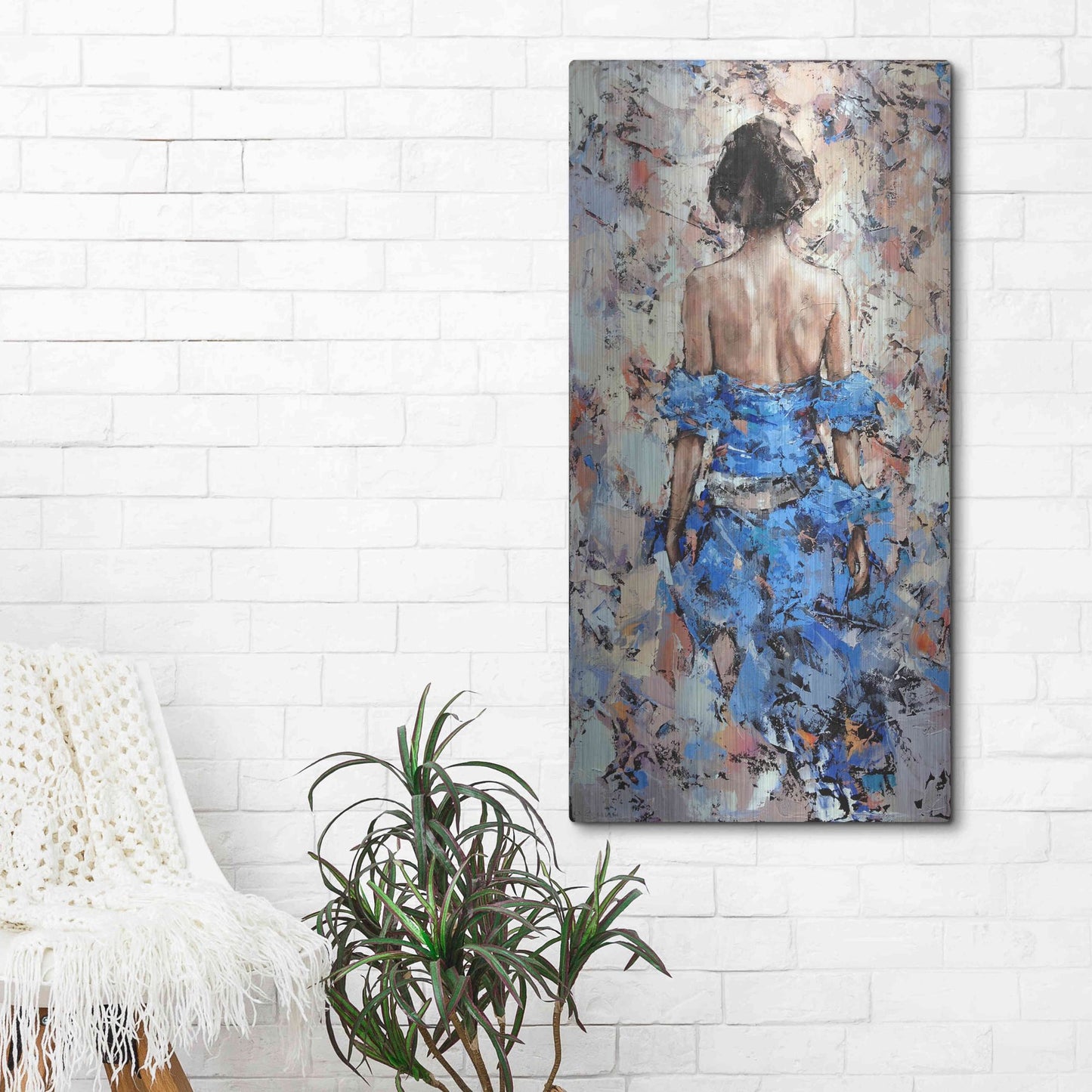 Luxe Metal Art 'Provence 2' by Alexander Gunin, Metal Wall Art,24x48