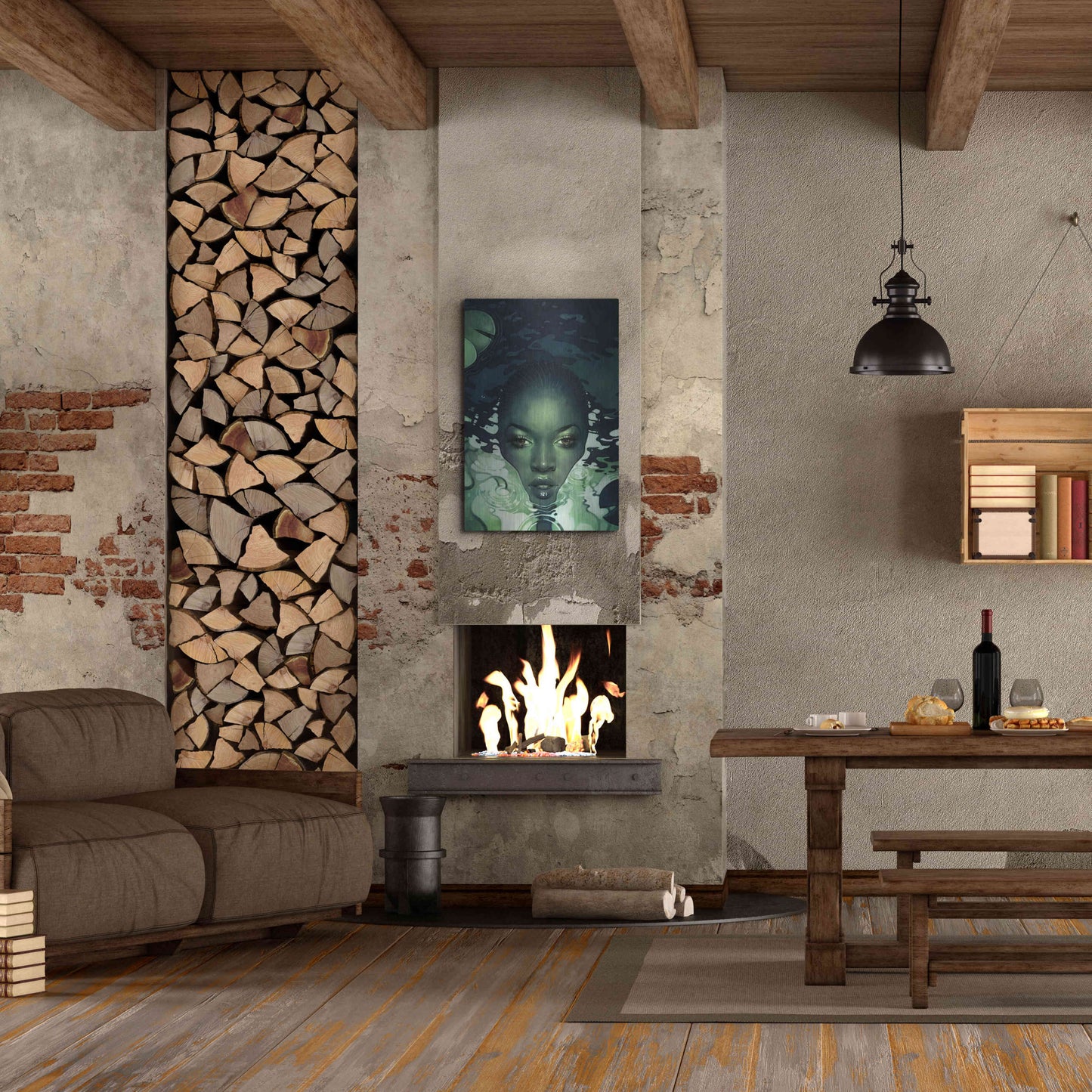 Luxe Metal Art 'Beverly' by Anna Dittman, Metal Wall Art,24x36