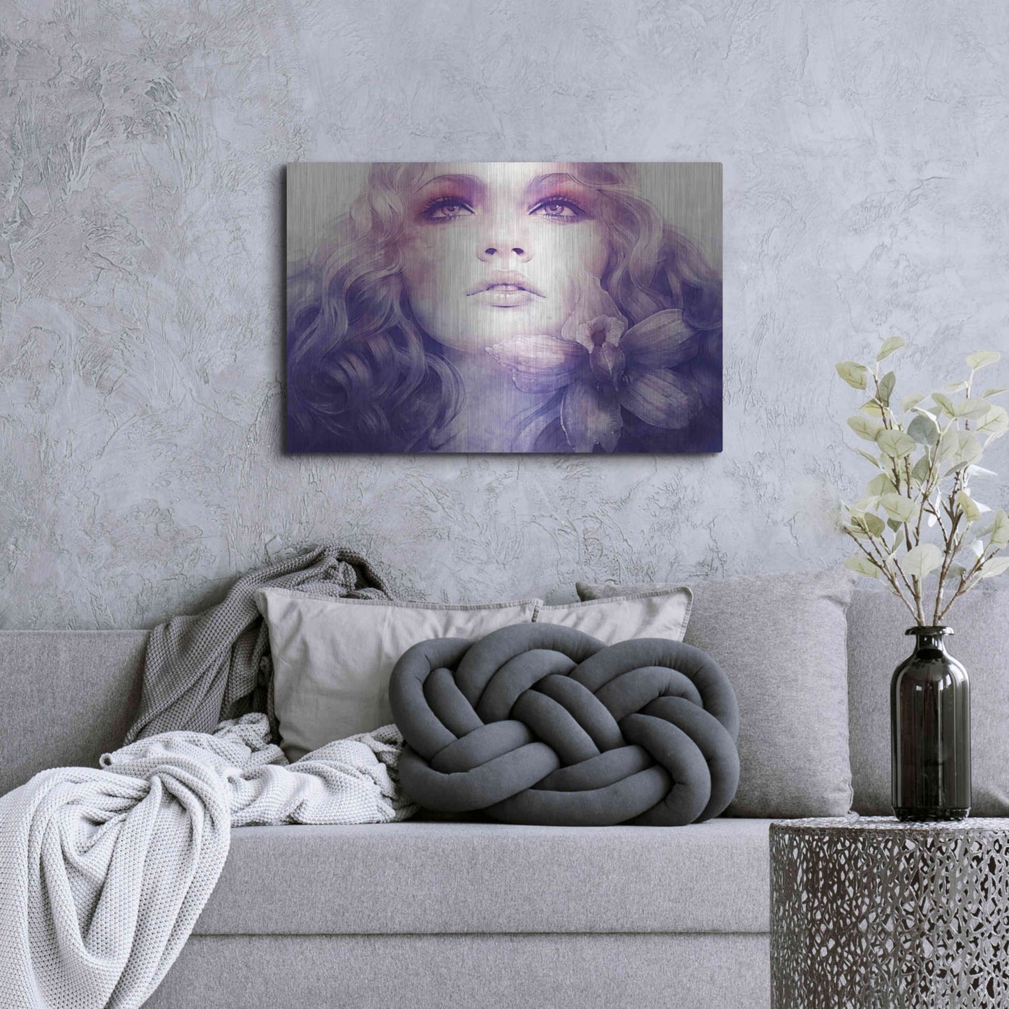 Luxe Metal Art 'July' by Anna Dittman, Metal Wall Art,36x24