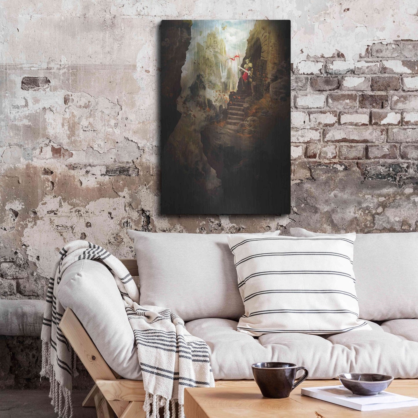 Luxe Metal Art 'The Empire' by Jonathan Lam, Metal Wall Art,24x36