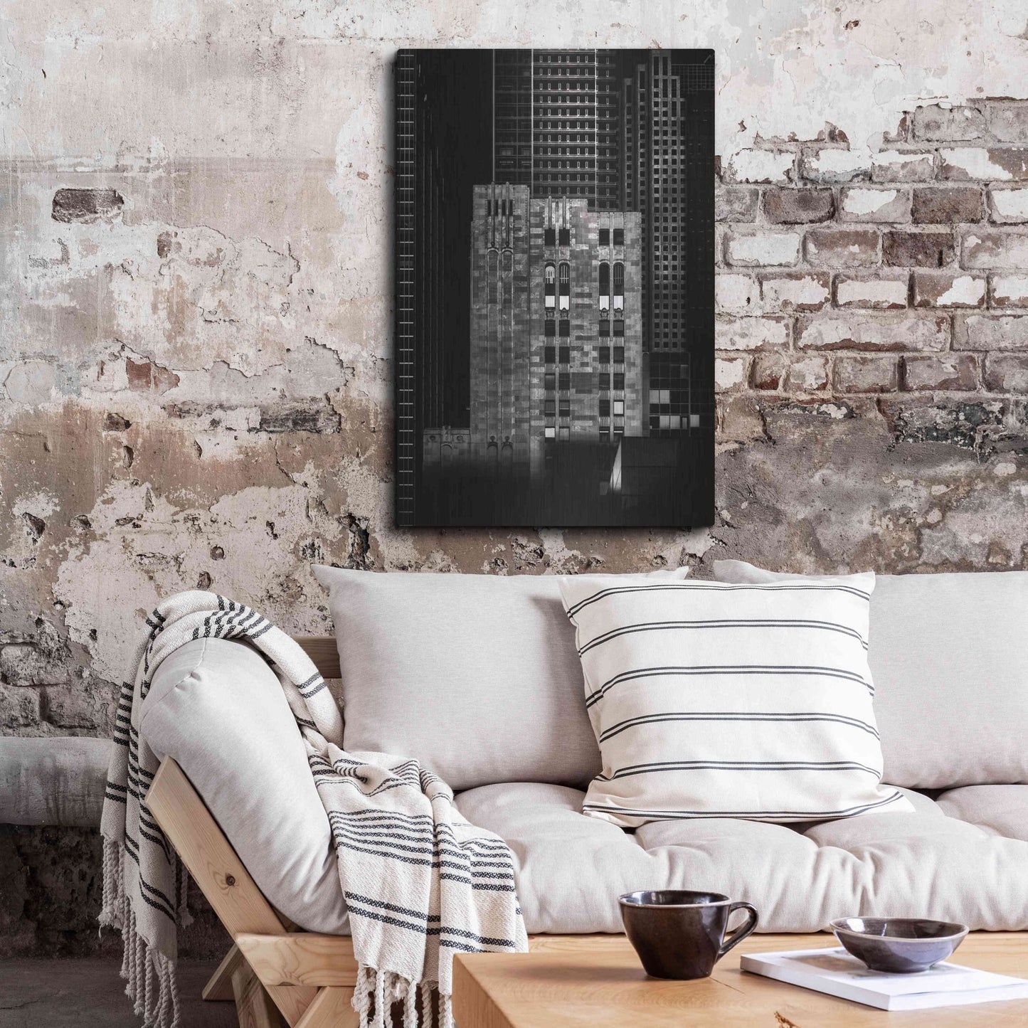 Luxe Metal Art 'Canada Permanent Trust Building No 1' by Brian Carson, Metal Wall Art,24x36