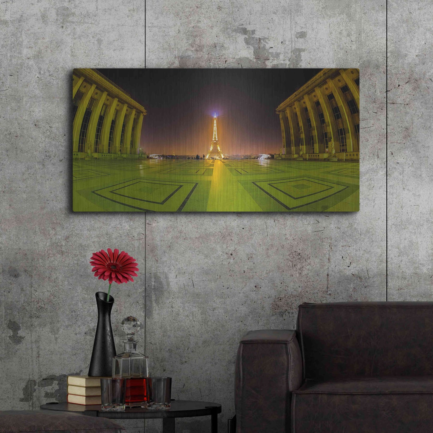 Luxe Metal Art 'X57A3226-Modifier En Tant Qu?objet Dynamique' by Sebastien Lory, Metal Wall Art,48x24