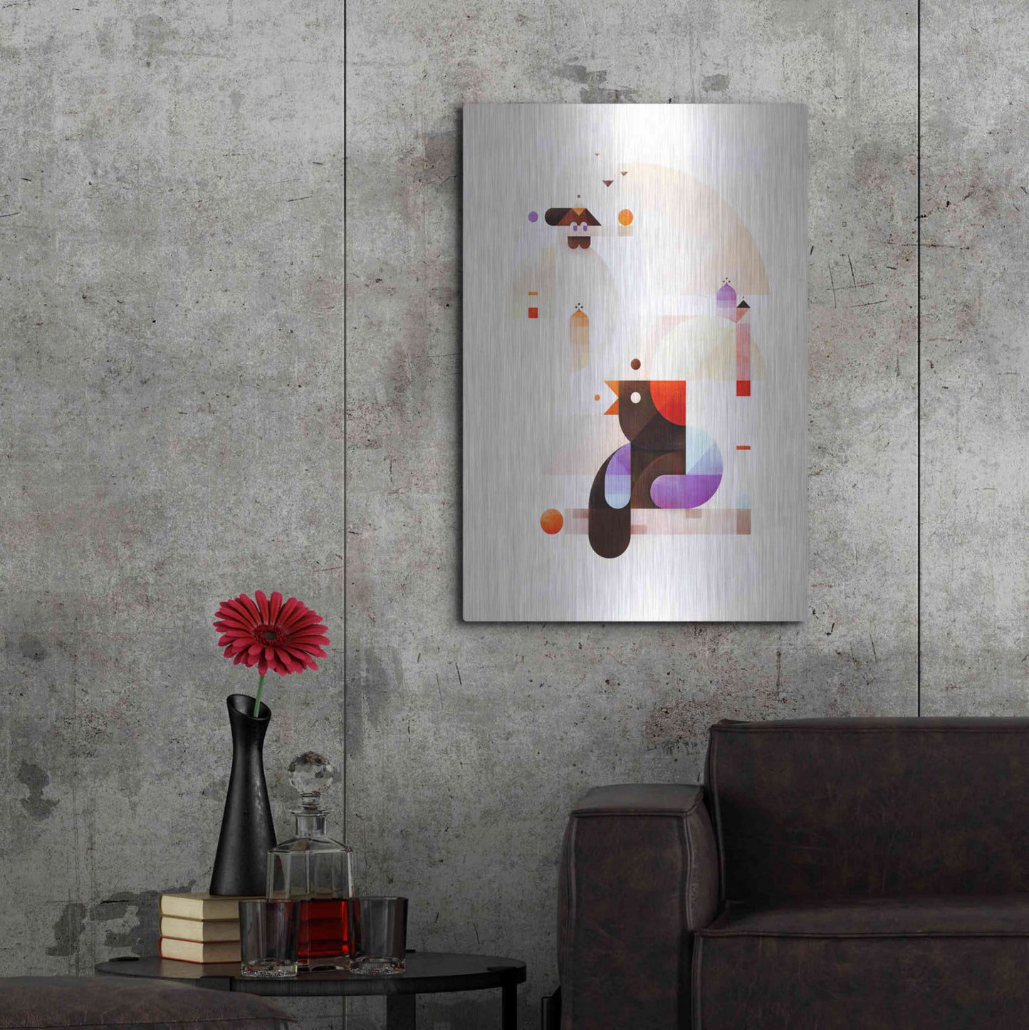 Luxe Metal Art 'Bubble Dream' by Antony Squizzato, Metal Wall Art,24x36