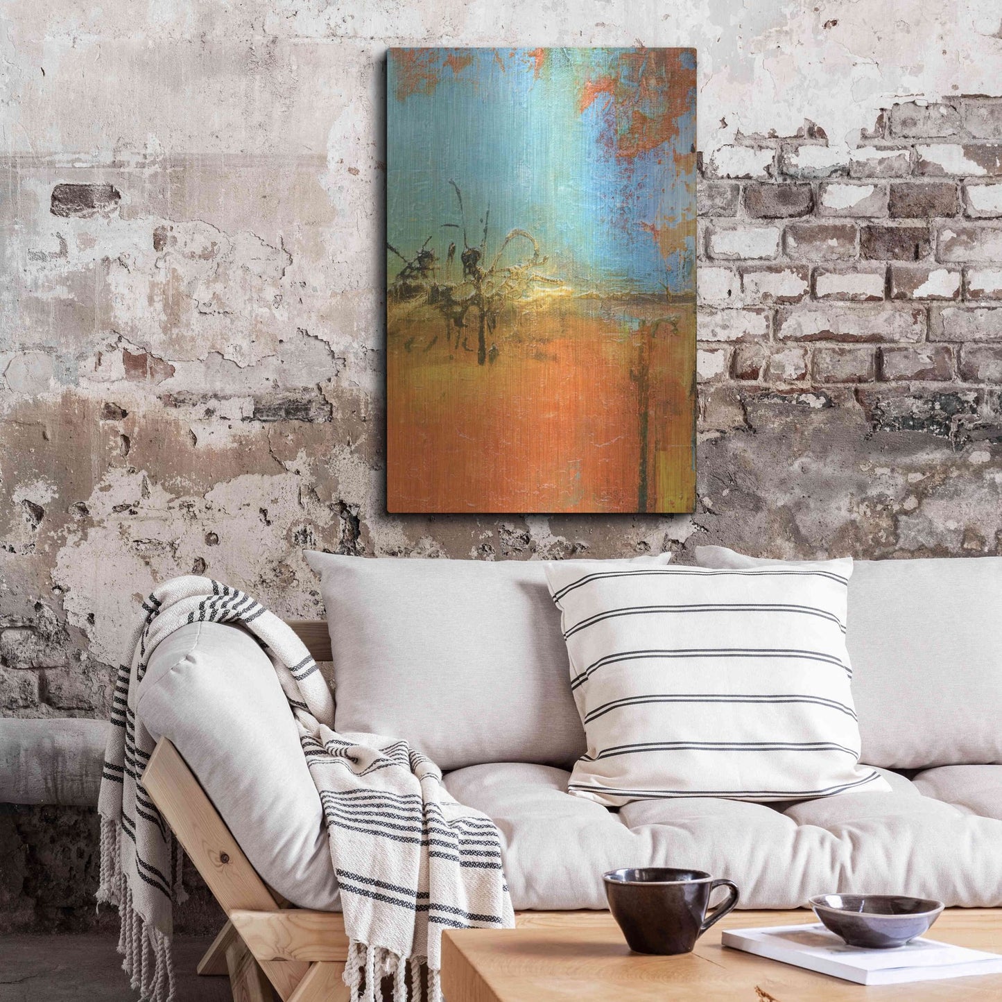 Luxe Metal Art 'Tokyo II' by Erin Ashley, Metal Wall Art,24x36