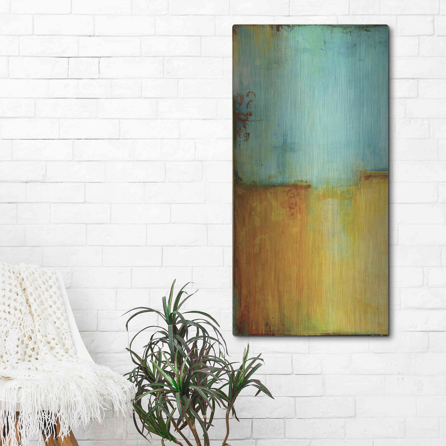 Luxe Metal Art 'Pier 37 I' by Erin Ashley, Metal Wall Art,24x48