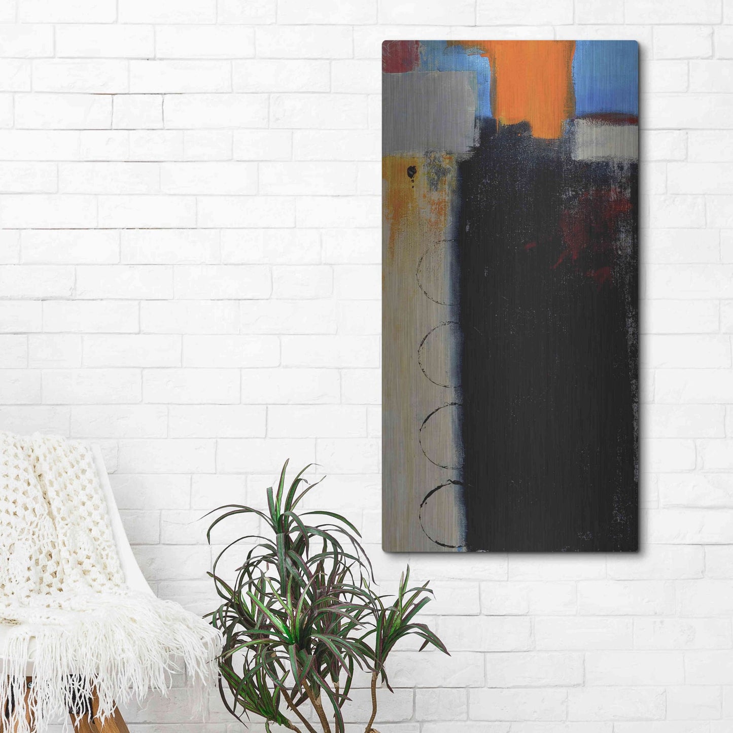 Luxe Metal Art 'Thats a Wrap III' by Erin Ashley, Metal Wall Art,24x48