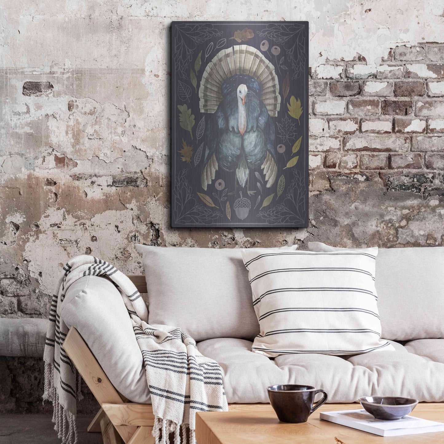 Luxe Metal Art 'Rainbow Harvest II' by Grace Popp, Metal Wall Art,24x36