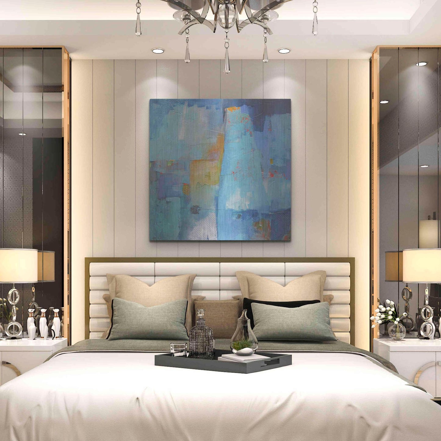 Luxe Metal Art 'Juxtaposition' by Dorothy Gaziano, Metal Wall Art,36x36