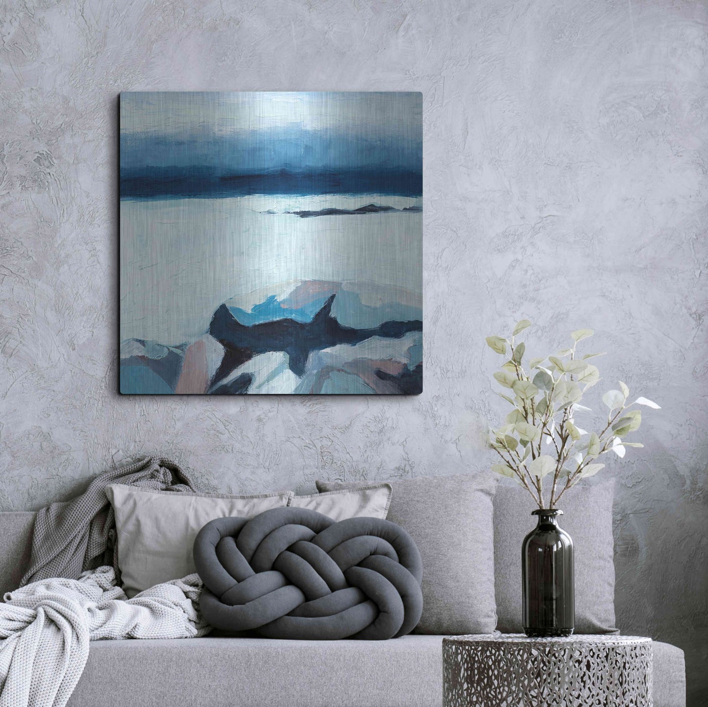 Luxe Metal Art '6 AM' by Ann Gordon, Metal Wall Art,36x36