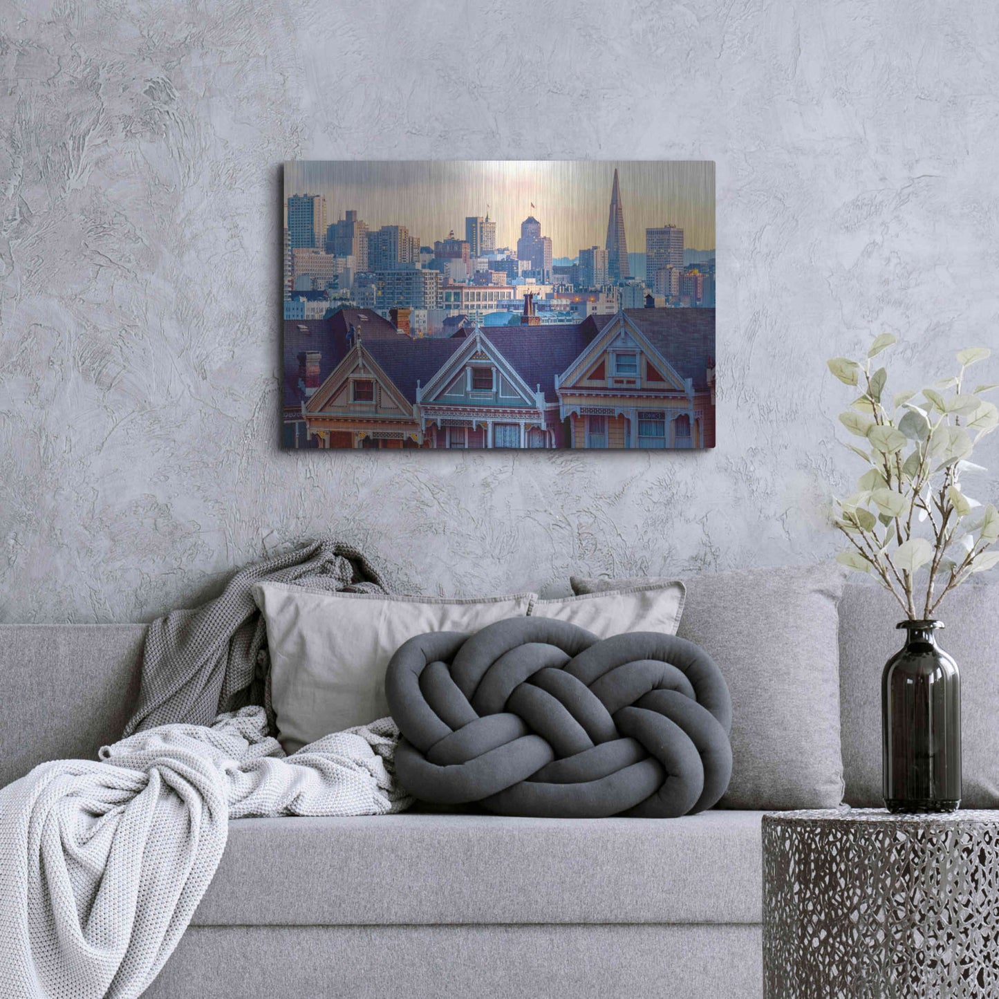 Luxe Metal Art 'Beautiful Time' by Ann Gordon, Metal Wall Art,36x24