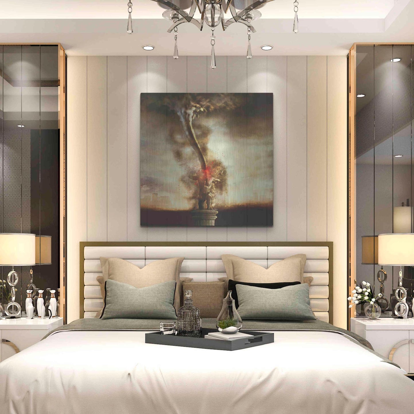 Luxe Metal Art '2009' by Mario Sanchez Nevado, Metal Wall Art,36x36