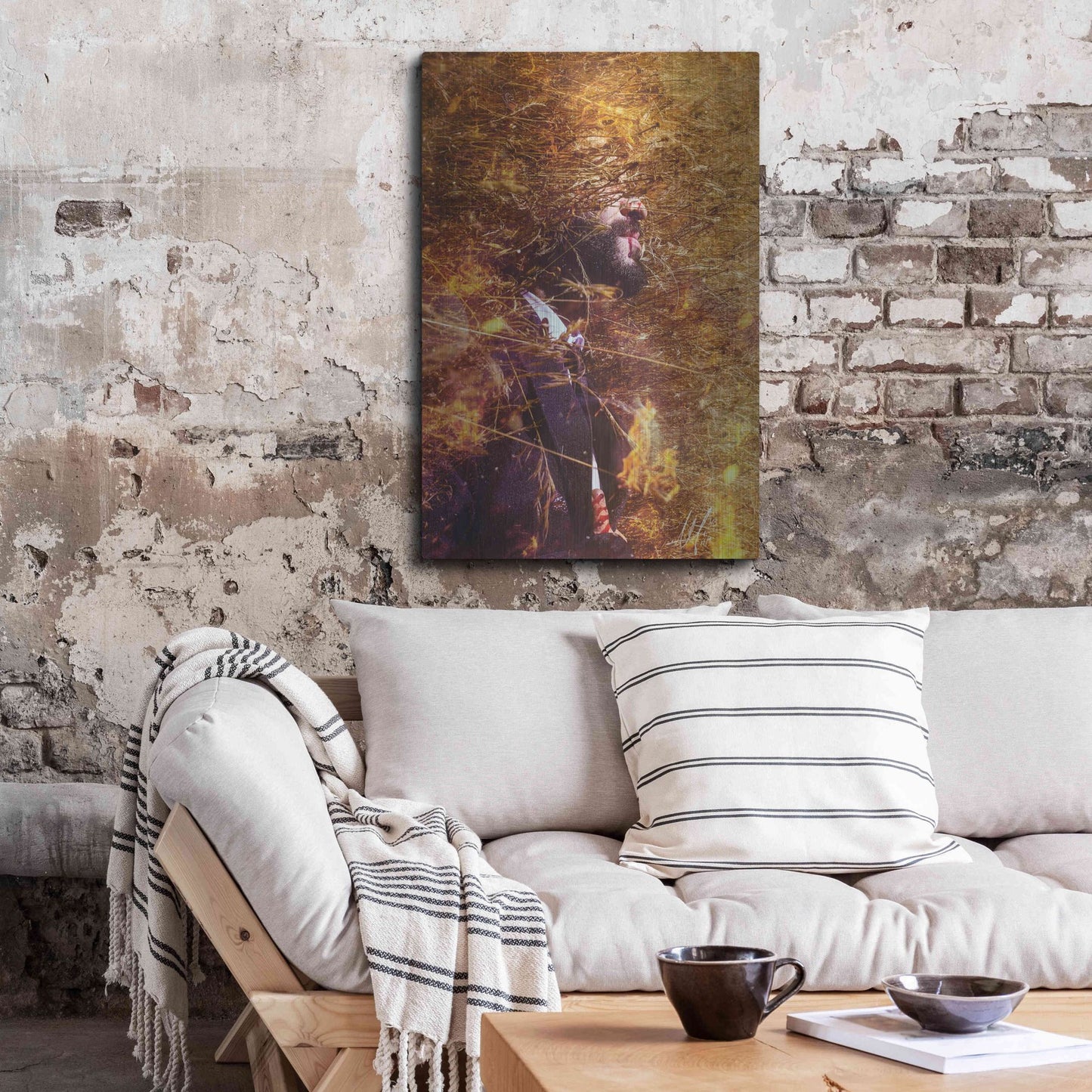 Luxe Metal Art 'Phoenix' by Mario Sanchez Nevado, Metal Wall Art,24x36