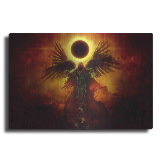 Luxe Metal Art 'Wings of Apocalypse' by Mario Sanchez Nevado, Metal Wall Art