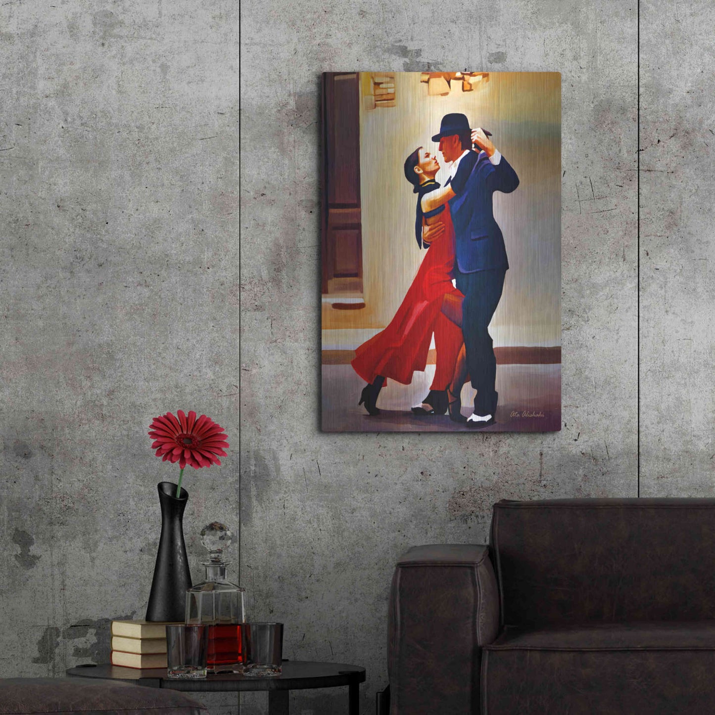 Luxe Metal Art 'Dance' by Ata Alishahi, Metal Wall Art,24x36