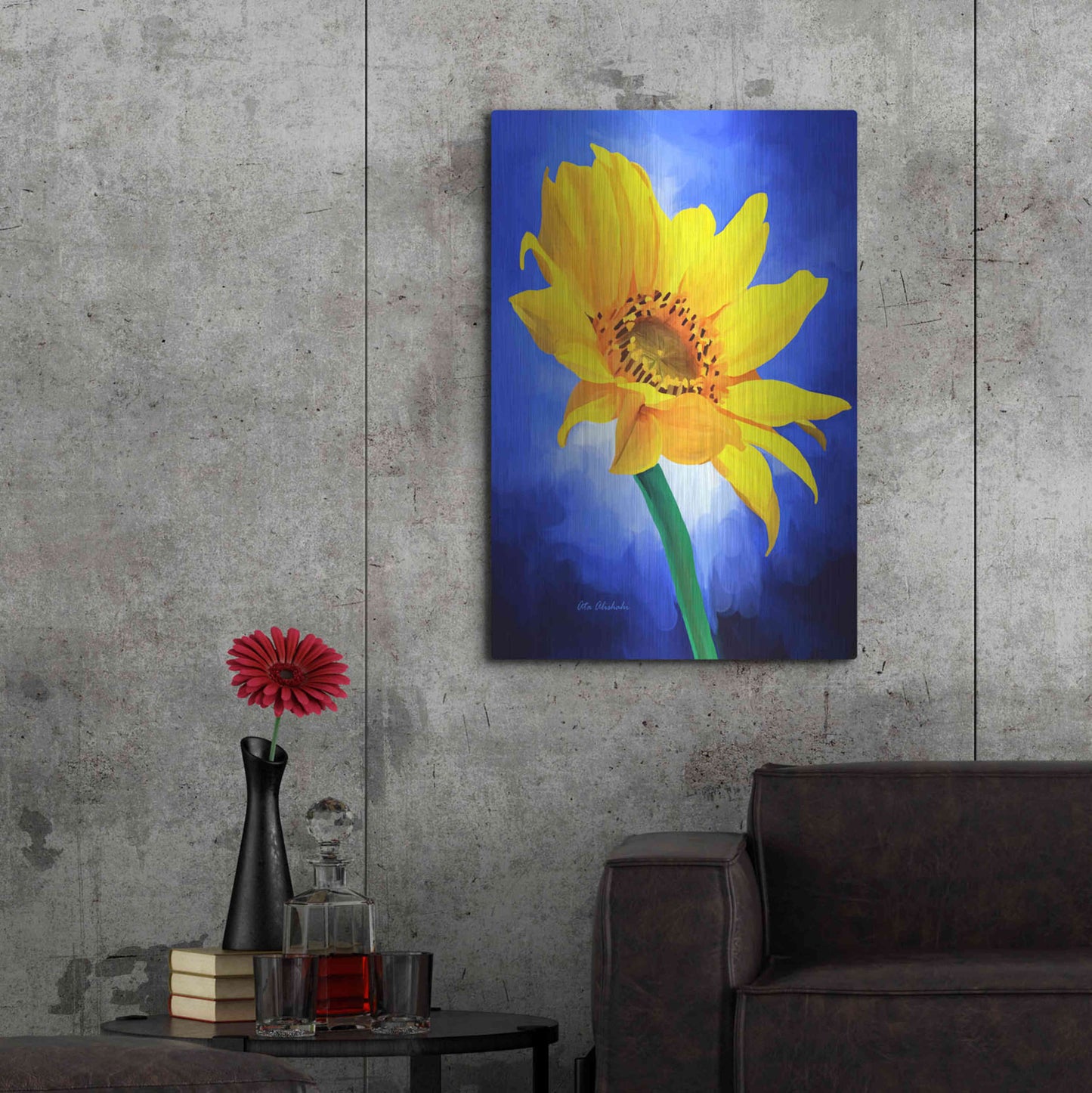 Luxe Metal Art ' Copy' by Ata Alishahi, Metal Wall Art,24x36