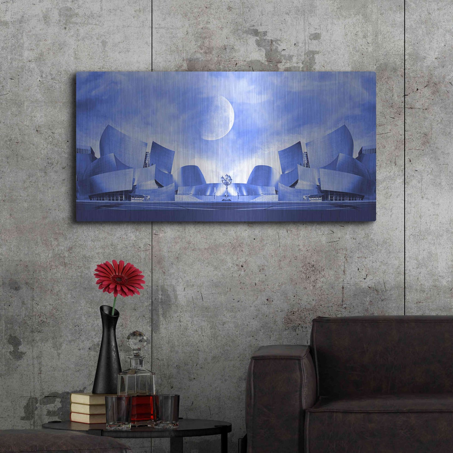 Luxe Metal Art 'Nature Collection 25' by Ata Alishahi, Metal Wall Art,48x24