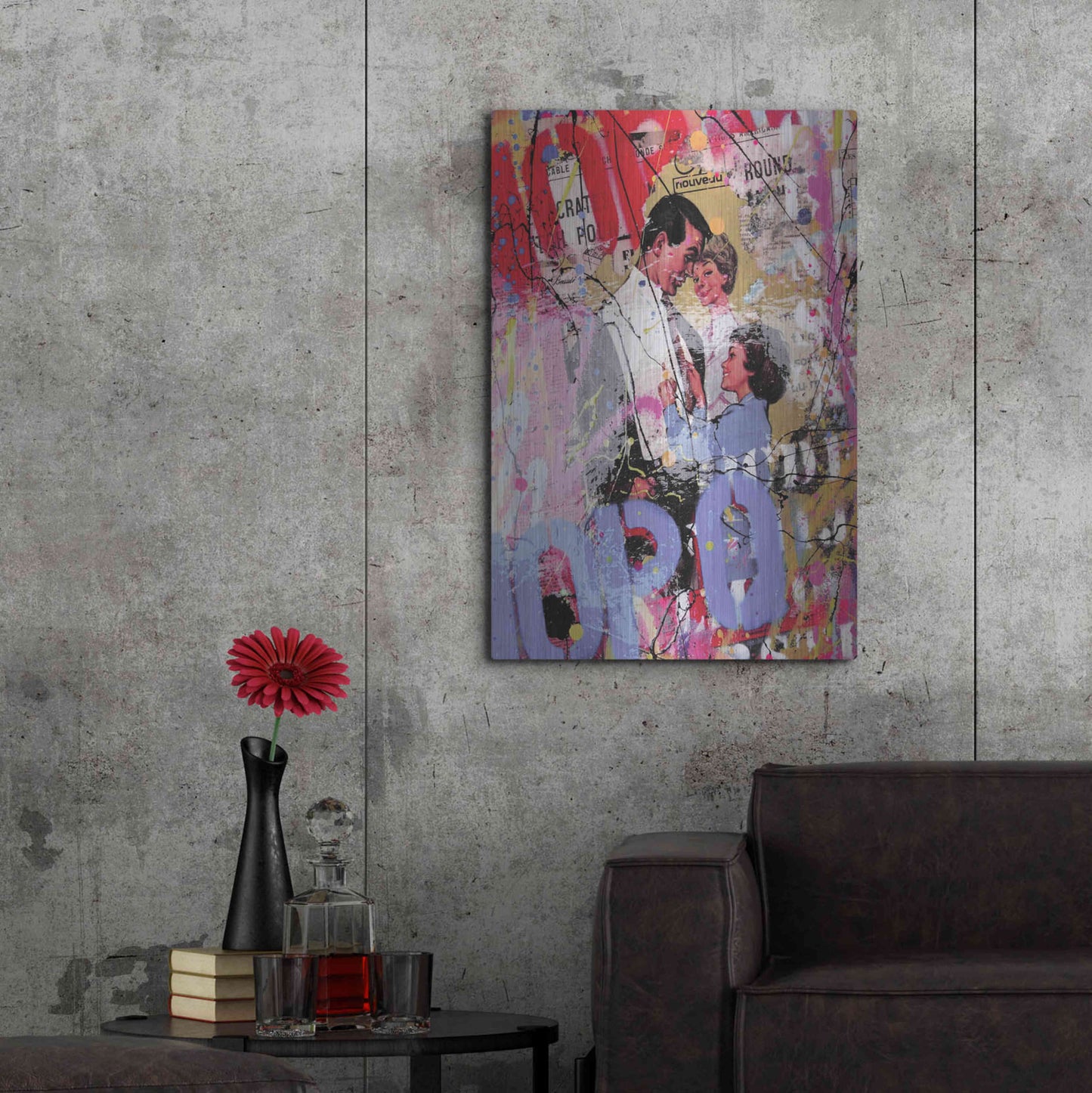 Luxe Metal Art 'Family' by David Drioton, Metal Wall Art,24x36