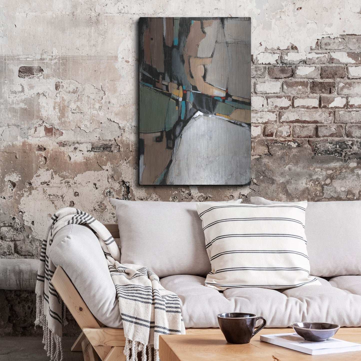 Luxe Metal Art 'Conjunction II' by Tim O'Toole, Metal Wall Art,24x36