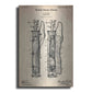 Luxe Metal Art 'Golf Bag Caddy Vintage Patent Blueprint', Metal Wall Art