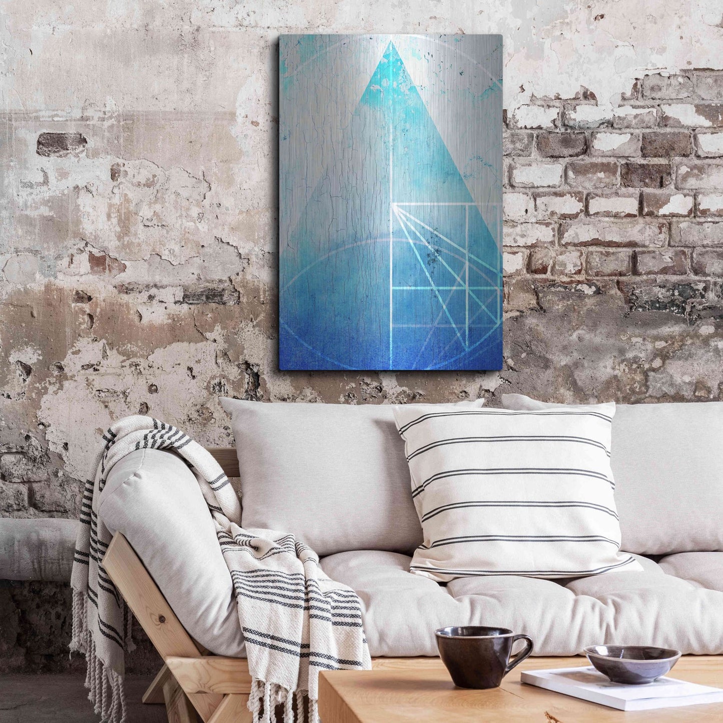 Luxe Metal Art 'Sacred Geometry' by Elena Ray, Metal Wall Art,24x36