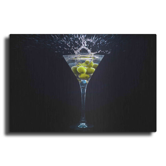 Luxe Metal Art 'Dirty Martini Splash' by Epic Portfolio, Metal Wall Art