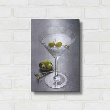 Luxe Metal Art 'Dirty Martini' by Epic Portfolio, Metal Wall Art,12x16