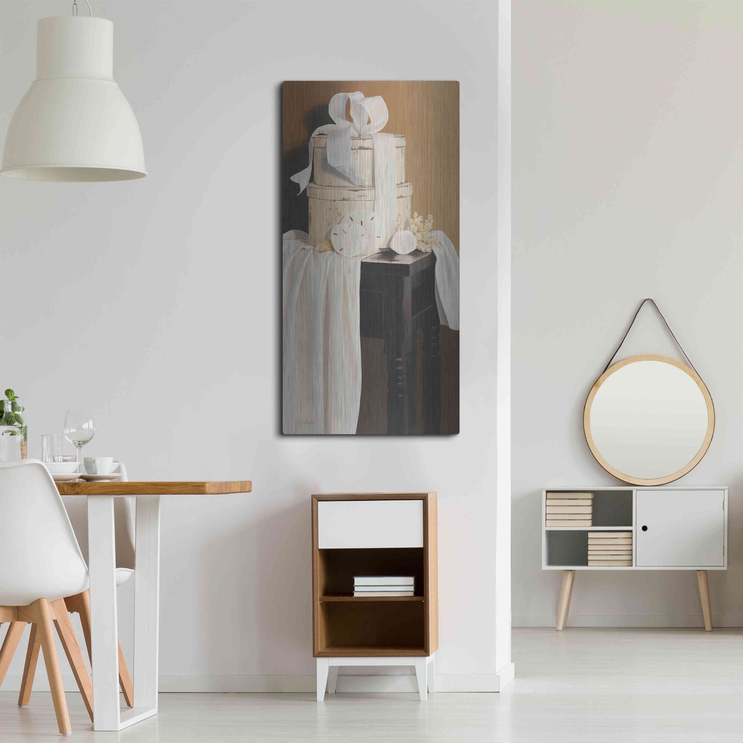 Luxe Metal Art 'Sea Life Composition 2' by Cecile Baird, Metal Wall Art,24x48