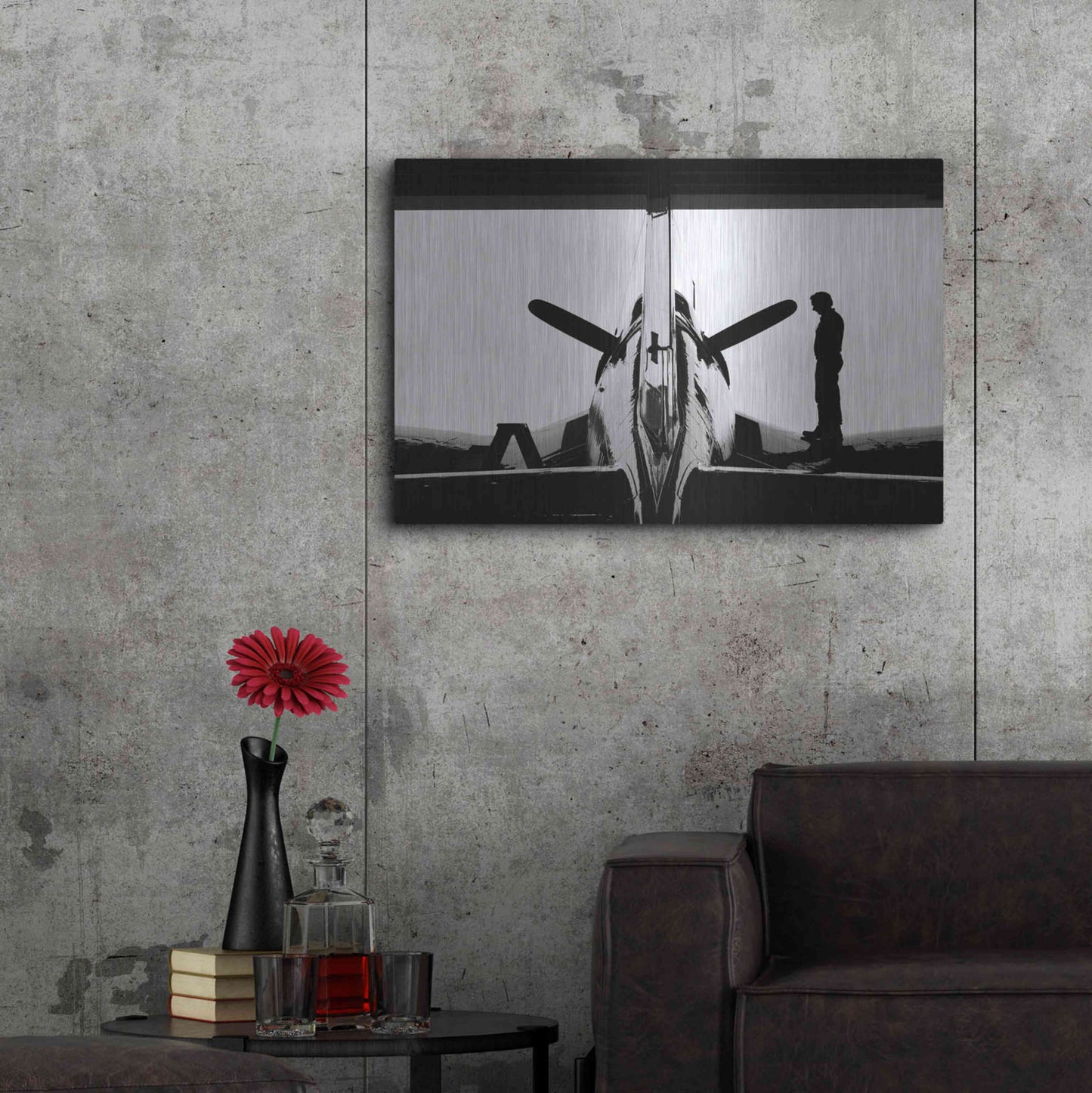 Luxe Metal Art 'Mechanic And Corsair' by Clive Branson, Metal Wall Art,36x24