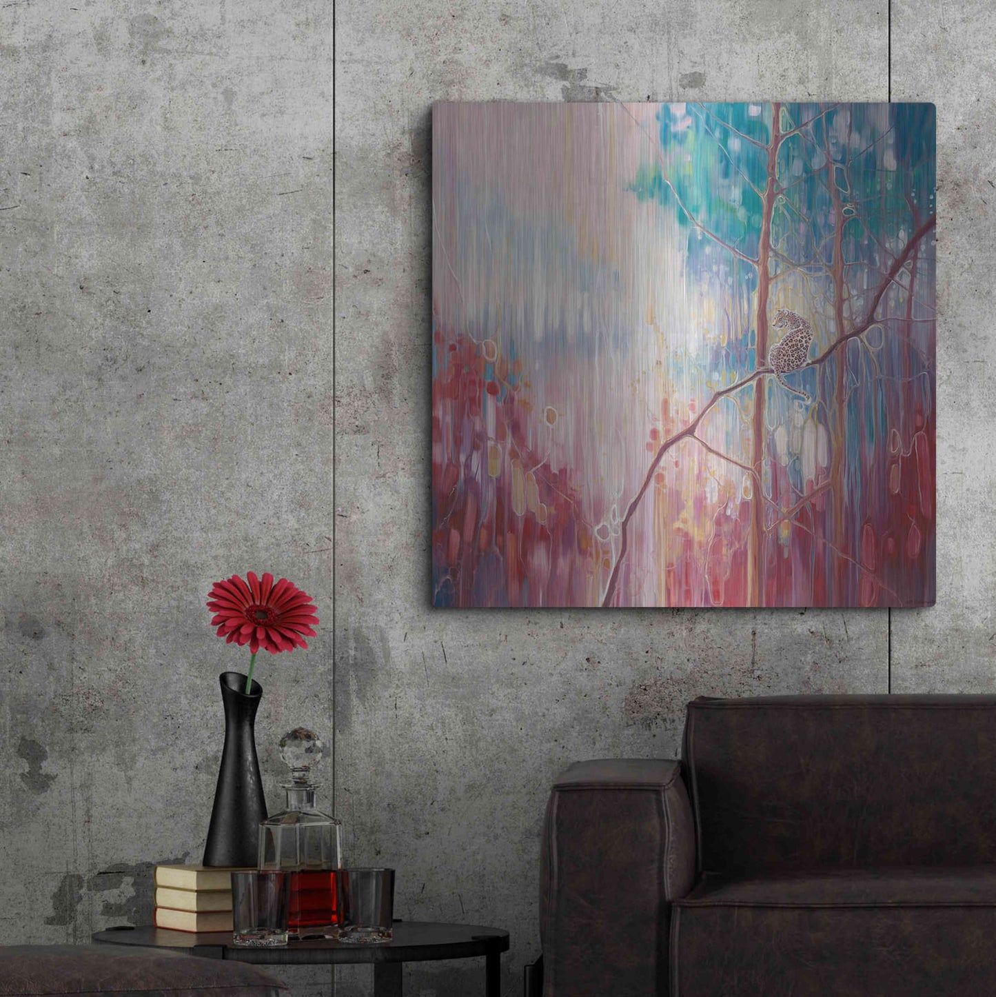 Luxe Metal Art 'Weaving Magic' by Gill Bustamante, Metal Wall Art,36x36