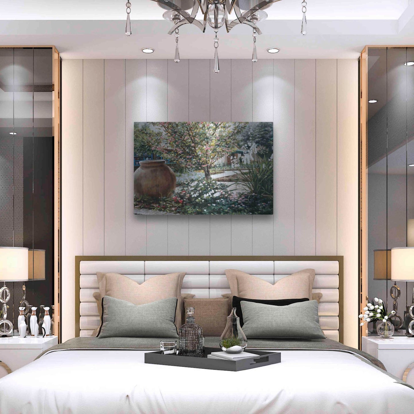 Luxe Metal Art 'The Cottage' by Robin Anderson, Metal Wall Art,36x24