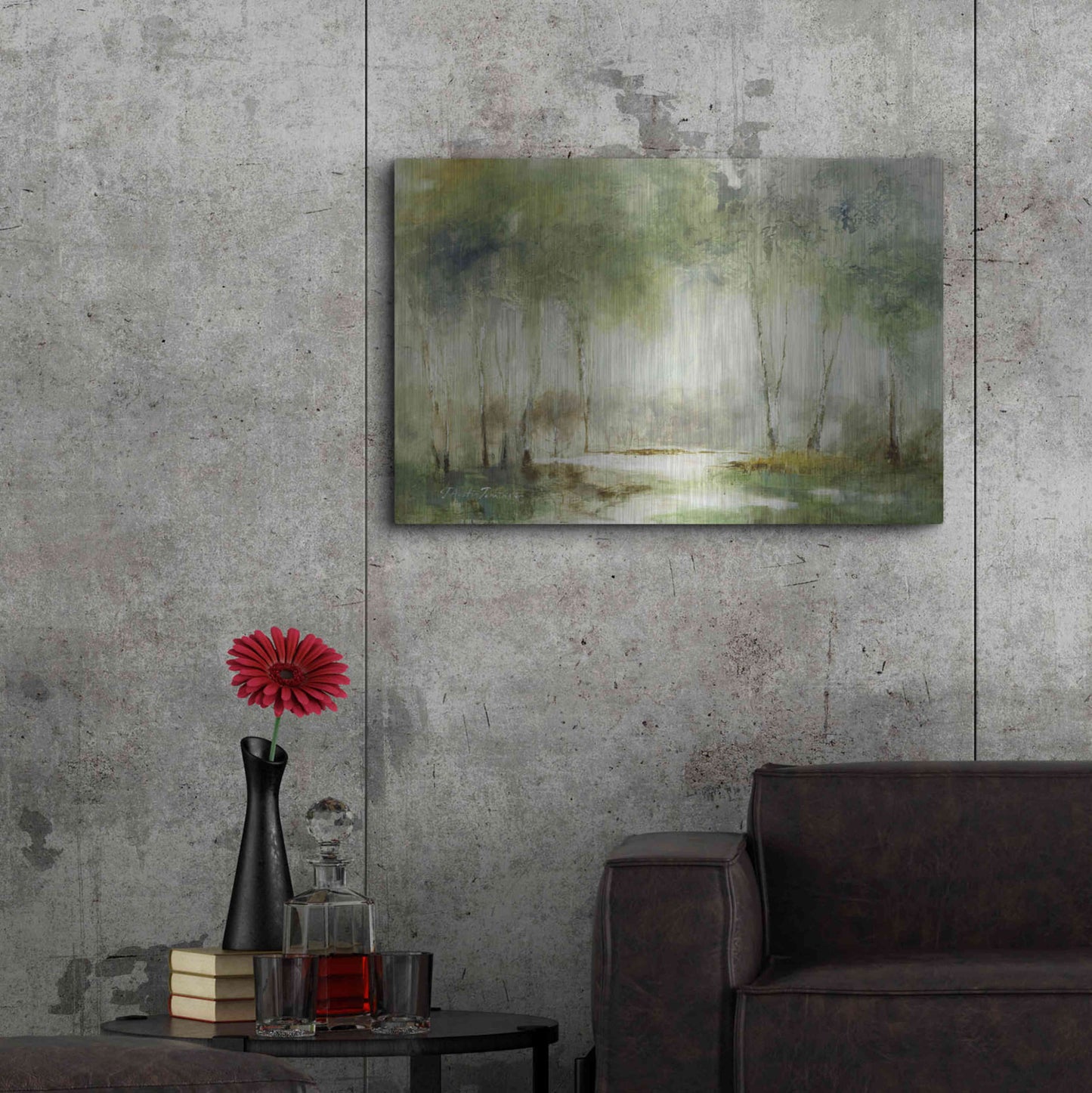 Luxe Metal Art 'The Quiet Life' by J Austin Jennings, Metal Wall Art,36x24