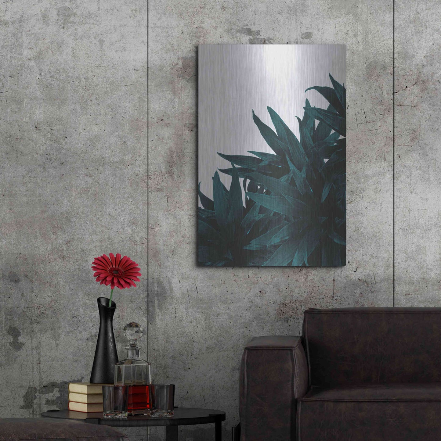 Luxe Metal Art 'End Up Here' by Hanna Kastl-Lundberg, Metal Wall Art,24x36