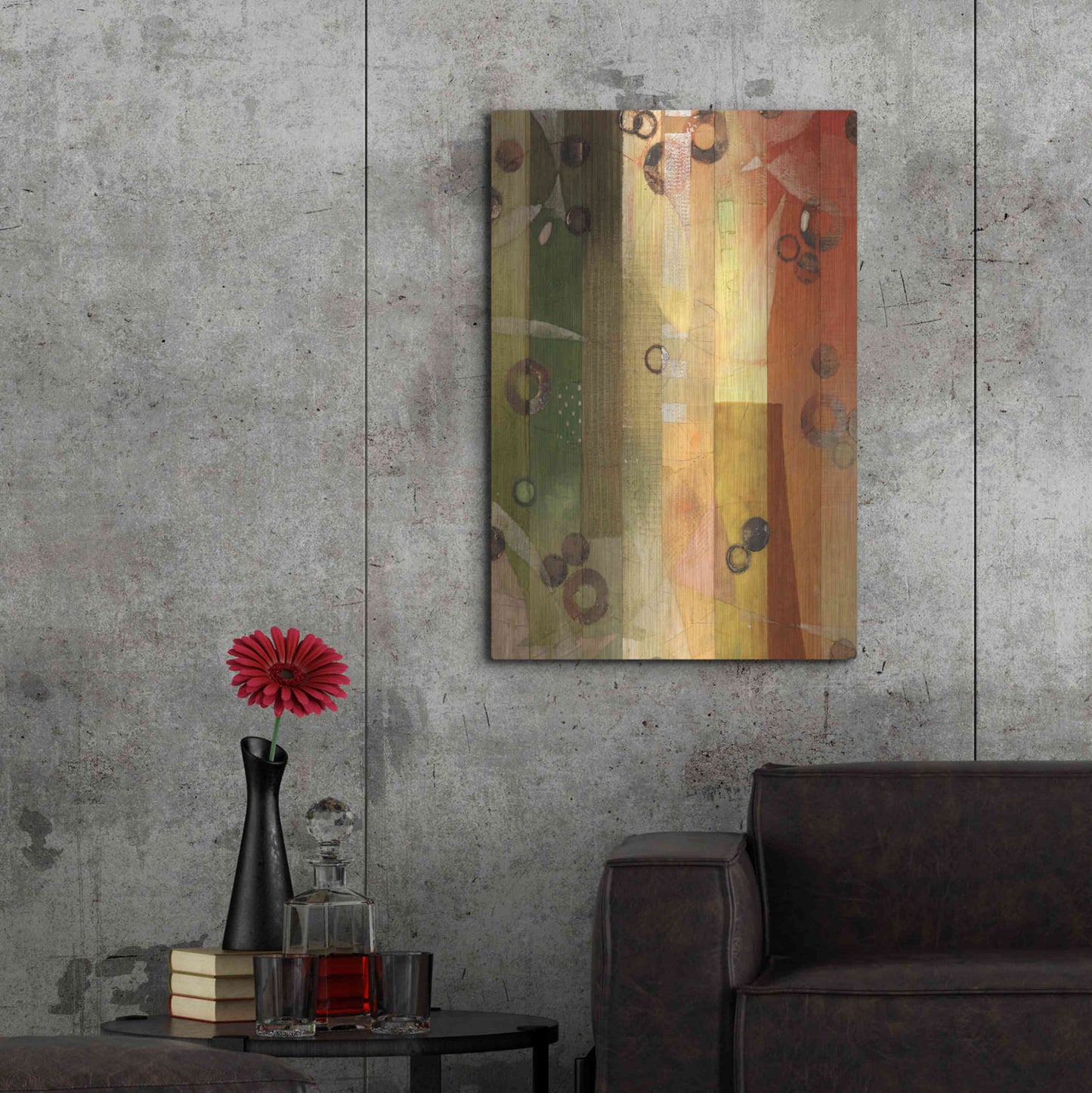 Luxe Metal Art 'Of This World No. 10' by Aleah Koury, Metal Wall Art,24x36