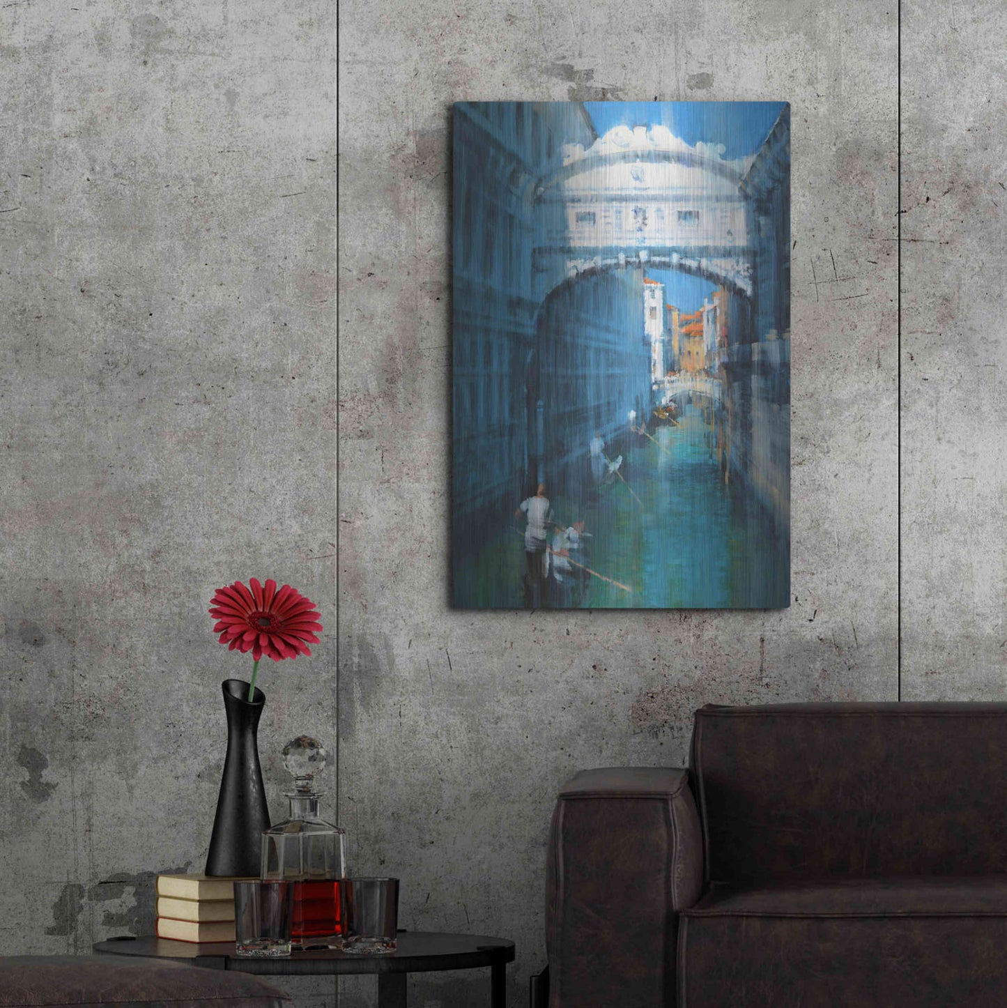 Luxe Metal Art 'Venice II' by Alex Hook Krioutchkov, Metal Wall Art,24x36