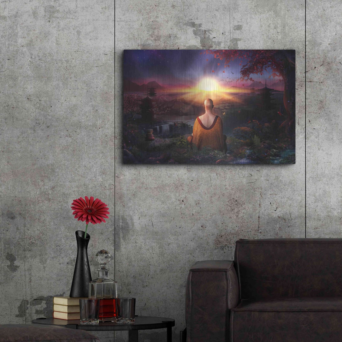 Luxe Metal Art 'A Magical Existence' by Cameron Gray, Metal Wall Art,36x24