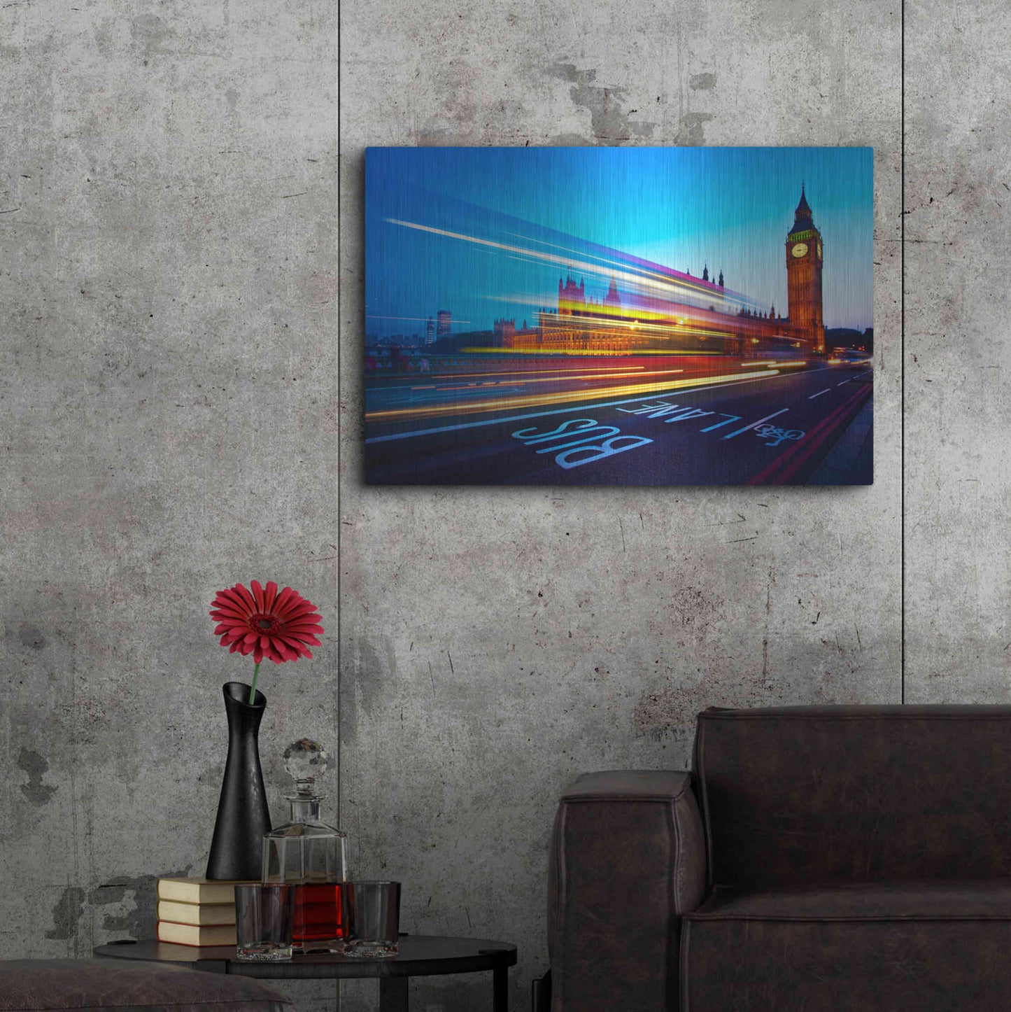 Luxe Metal Art 'London Big Ben' by Nina Papiorek, Metal Wall Art,36x24
