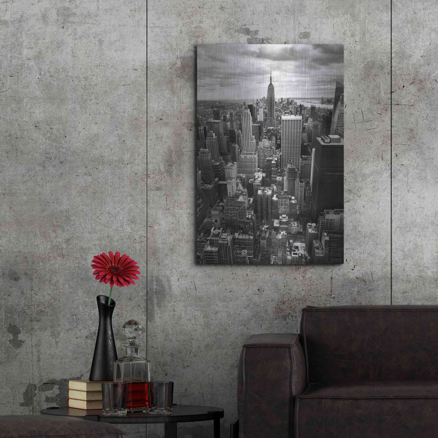 Luxe Metal Art 'NYC Downtown II' by Nina Papiorek, Metal Wall Art,24x36