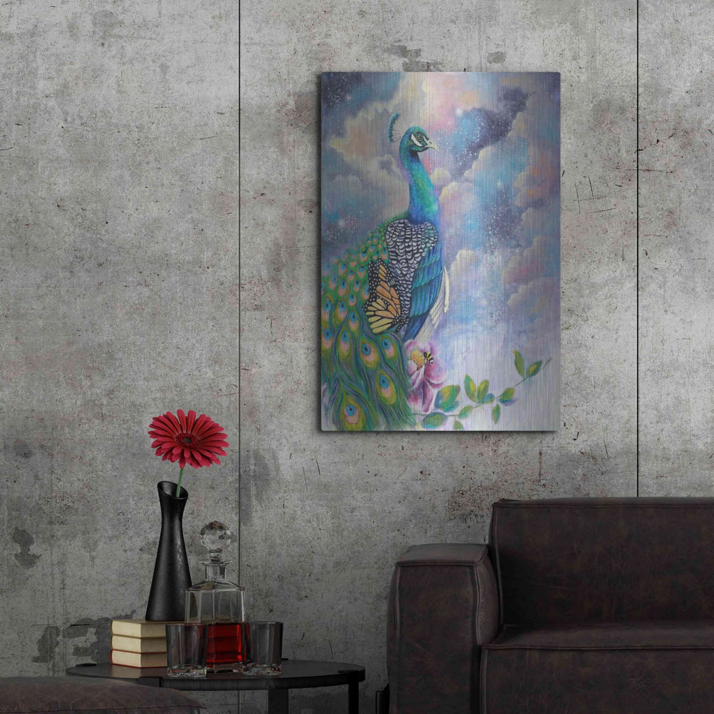 Luxe Metal Art 'Let Your Light Shine' by Michelle Faber, Metal Wall Art,24x36