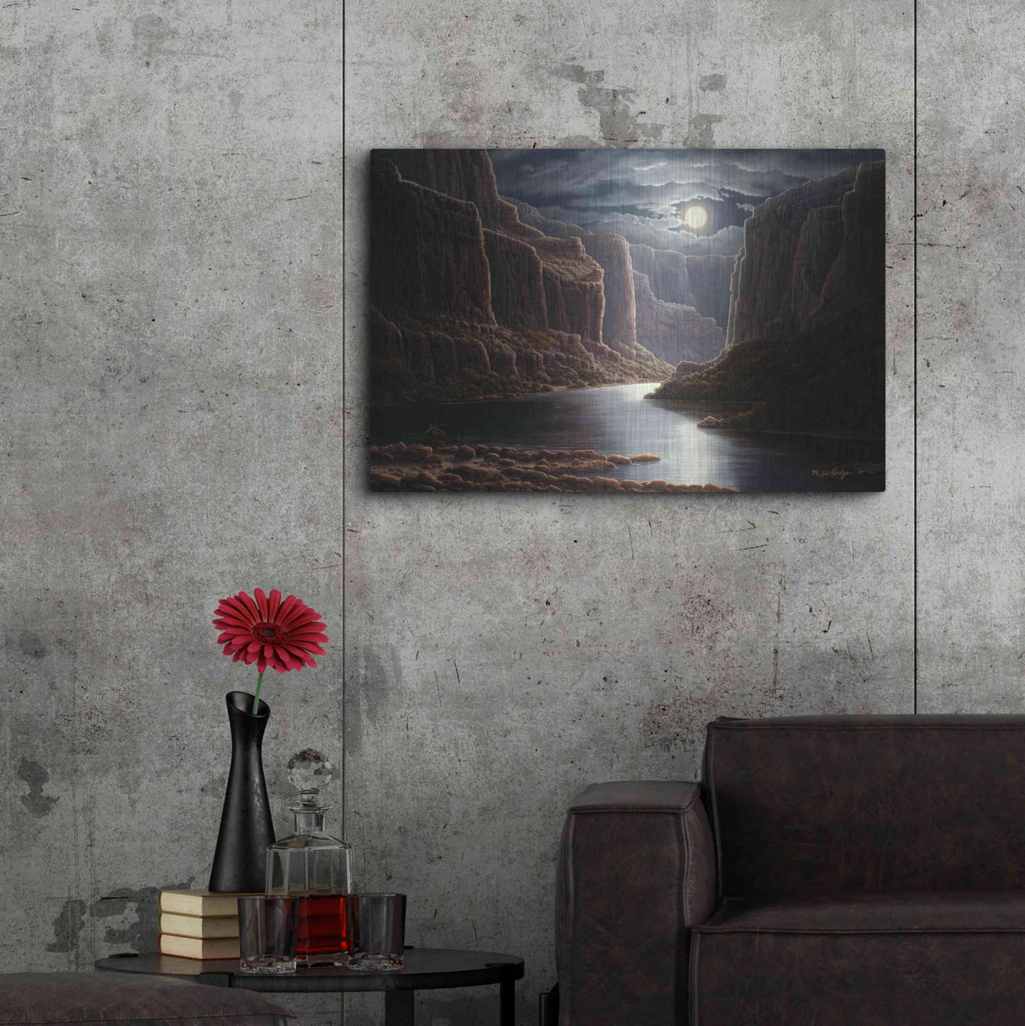 Luxe Metal Art 'Rise And Shine' by R. Hed, Metal Wall Art,36x24