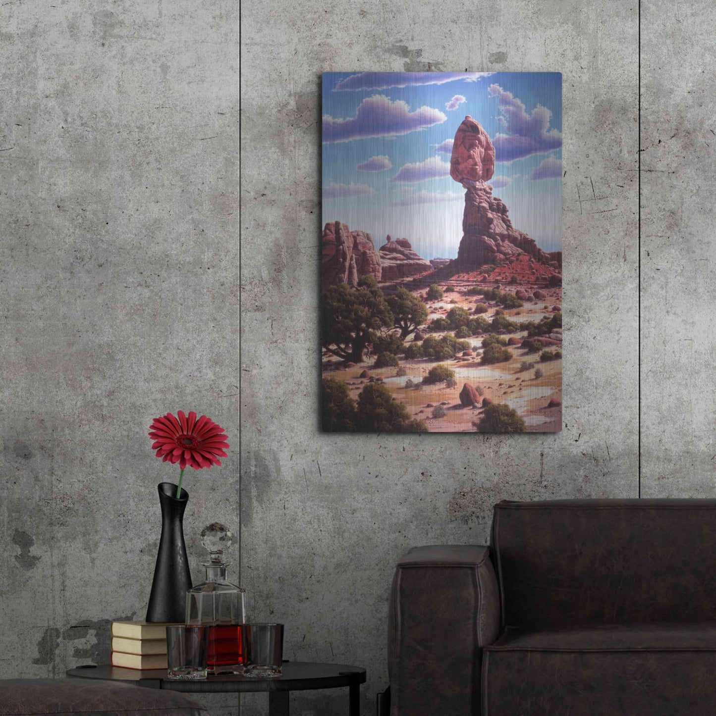 Luxe Metal Art 'A Matter Of Time' by R. Hed, Metal Wall Art,24x36