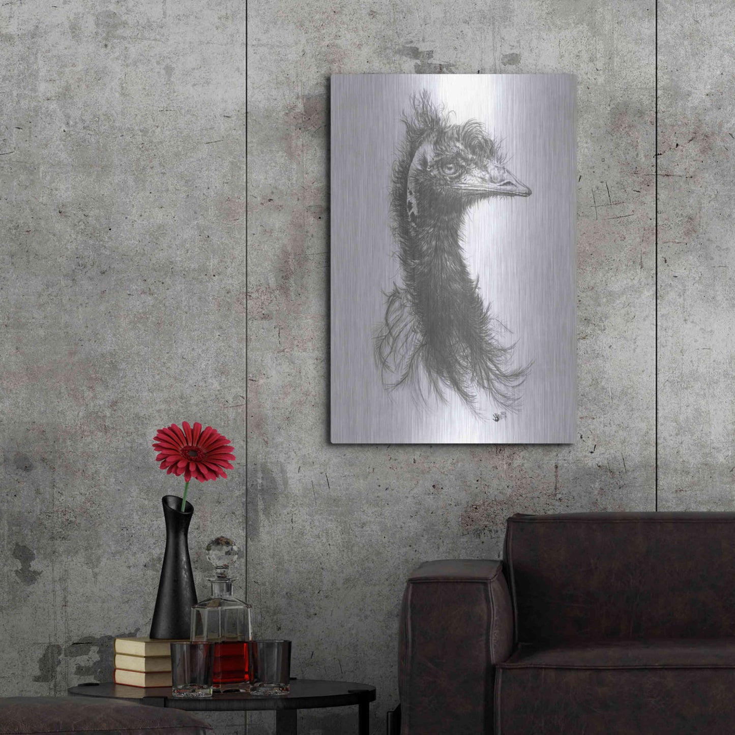 Luxe Metal Art '100% Humidity' by Barbara Keith, Metal Wall Art,24x36