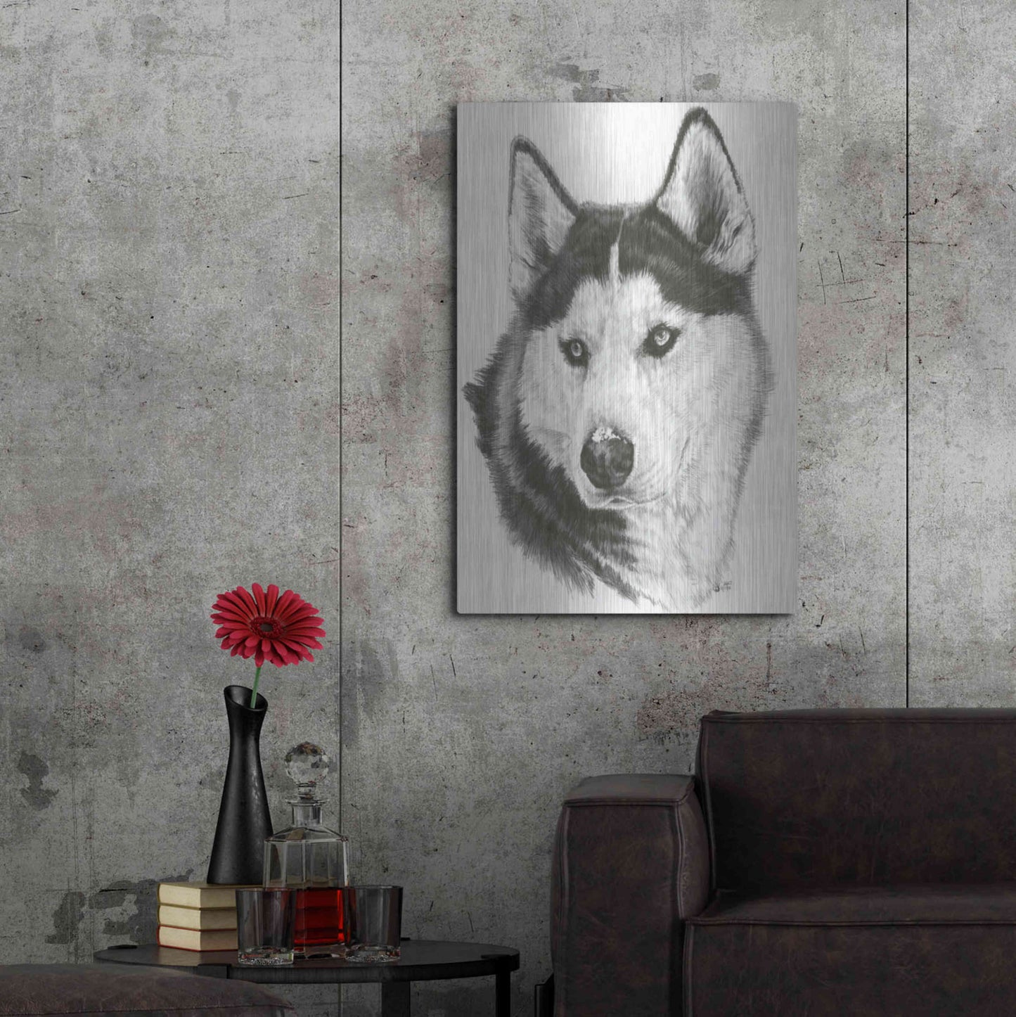 Luxe Metal Art 'Buff' by Barbara Keith, Metal Wall Art,24x36